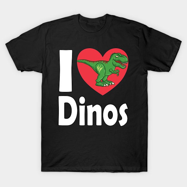 Dinosaur love T-Shirt by Jackys Design Room